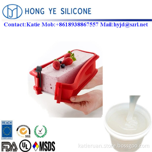 Platinum food grade silicone rubber for cup cake mold making to Europe